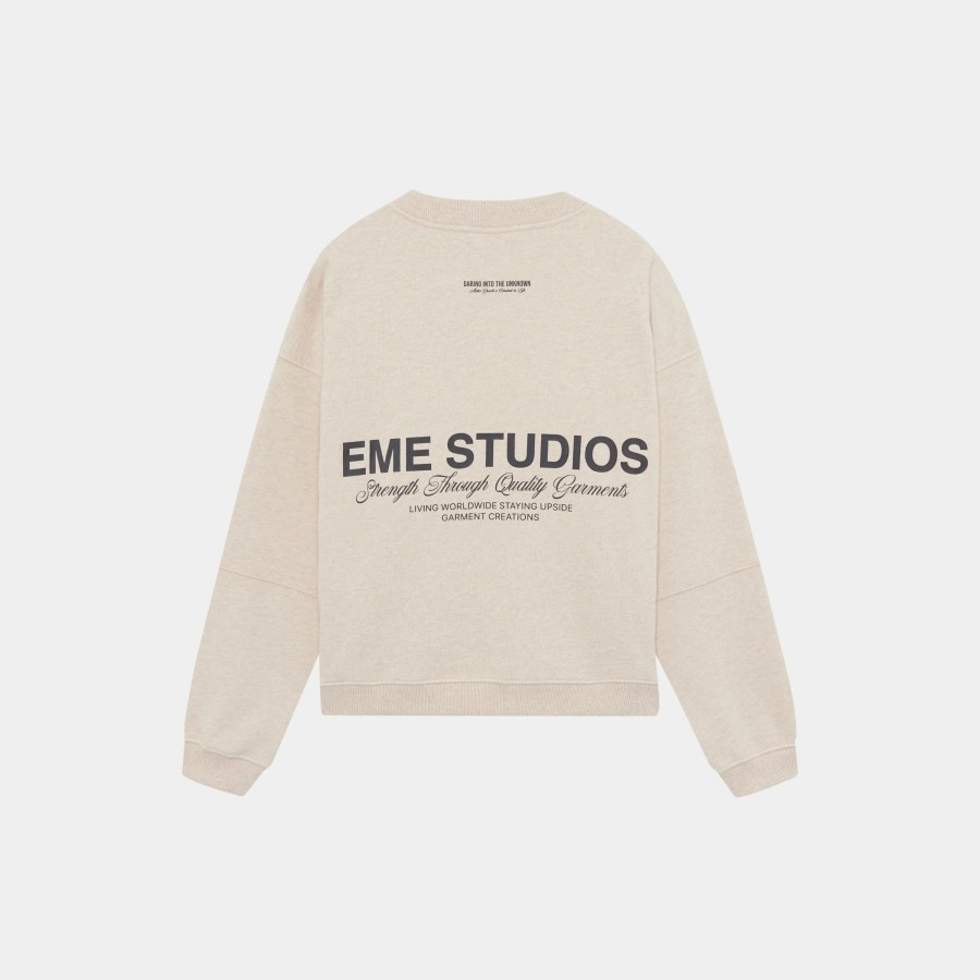 Ropa eme | Iconic Heather Oversized Crewneck