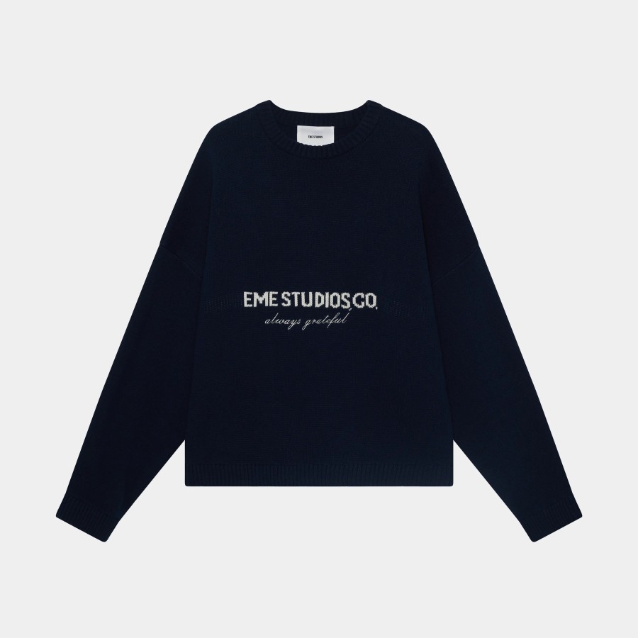 Ropa eme | Master Navy Knit Sweater