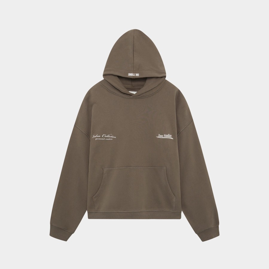 Ropa eme | Acceptance Muddy Brown Oversized Hoodie