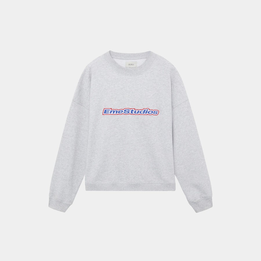 Ropa eme | Whatever Heather Grey Mockneck