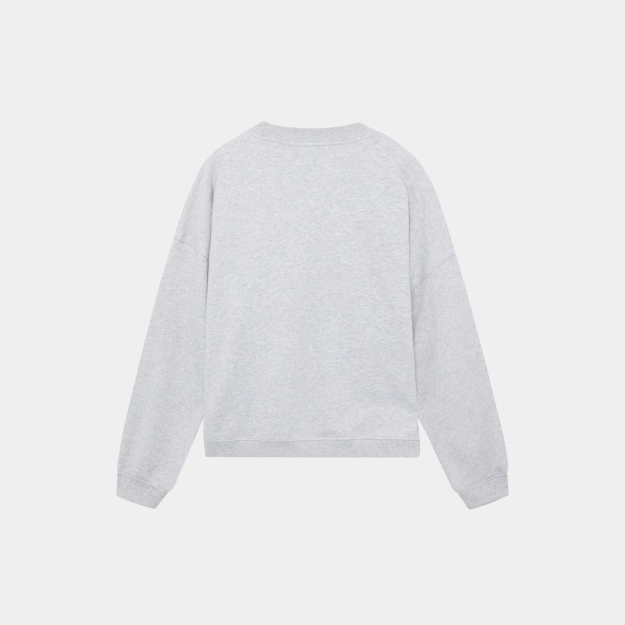 Ropa eme | Whatever Heather Grey Mockneck