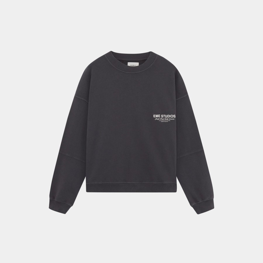 Ropa eme | Iconic Abyss Oversized Crewneck