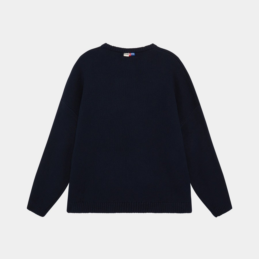 Ropa eme | Line Up Navy Oversized Knit