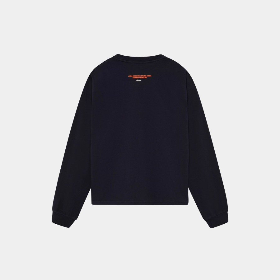 Ropa eme | Away Navy Oversized Long Sleeve