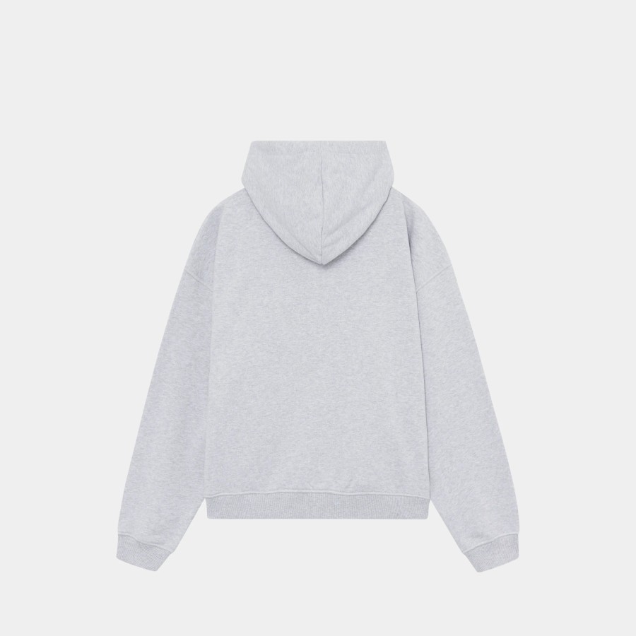 Ropa eme | Box Heather Grey Oversized Hoodie