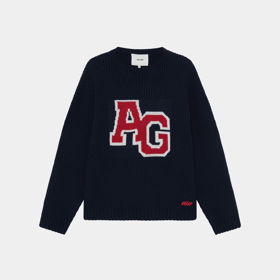 Ropa eme | Ag Navy Oversized Knit