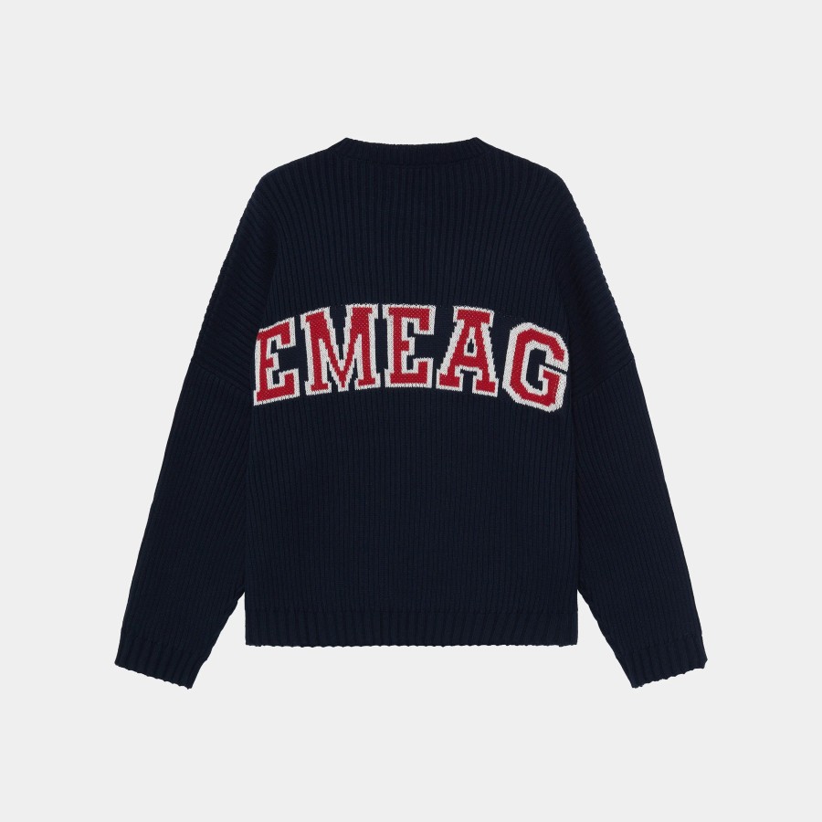 Ropa eme | Ag Navy Oversized Knit