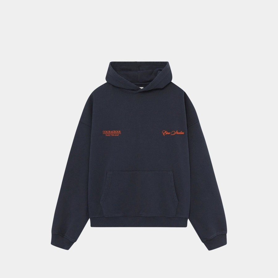 Ropa eme | Courageous Navy Oversized Hoodie