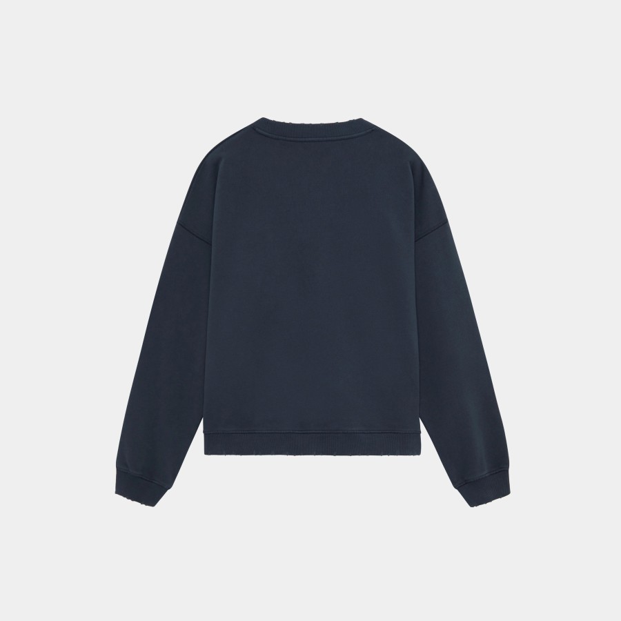 Ropa eme | Tactical Navy Oversized Crewneck