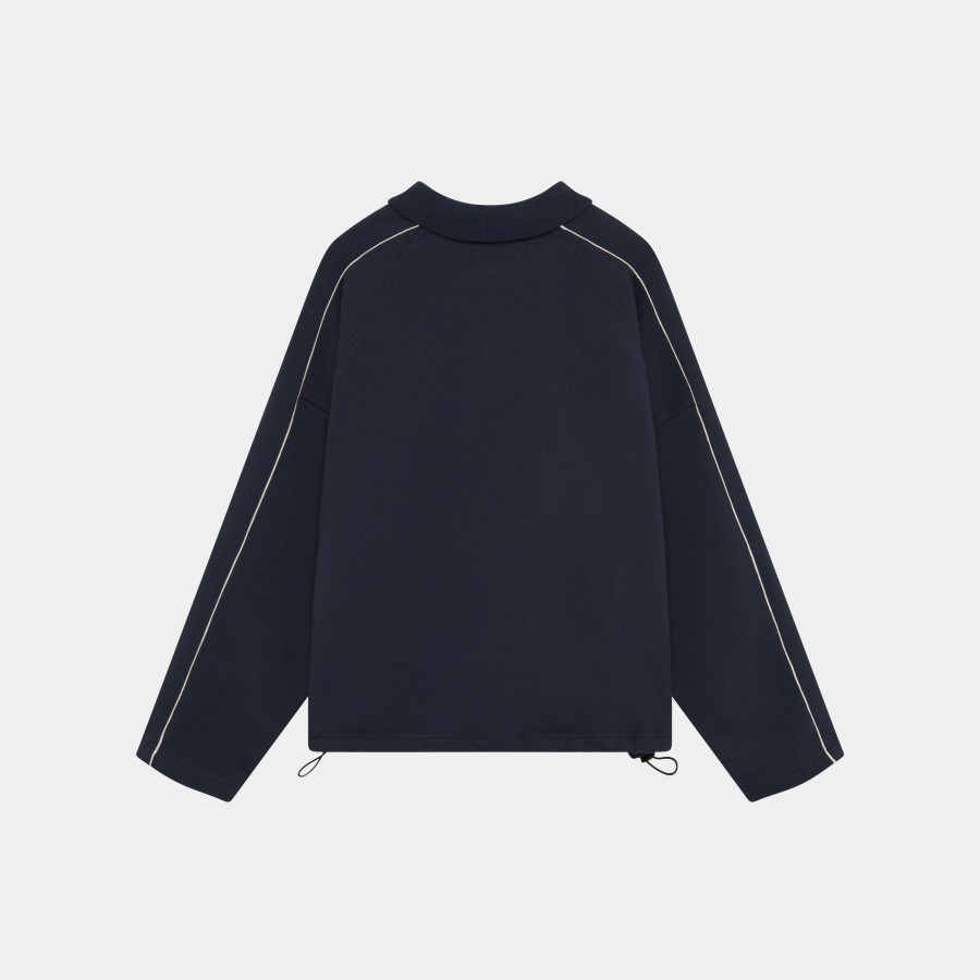 Ropa eme | Fraser Navy Polo Sweatshirt