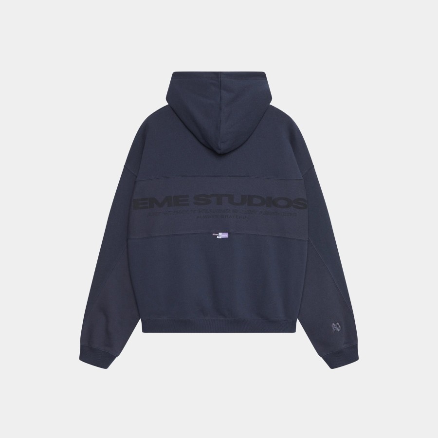 Ropa eme | Breakdown Ag Cobalt Oversized Hoodie