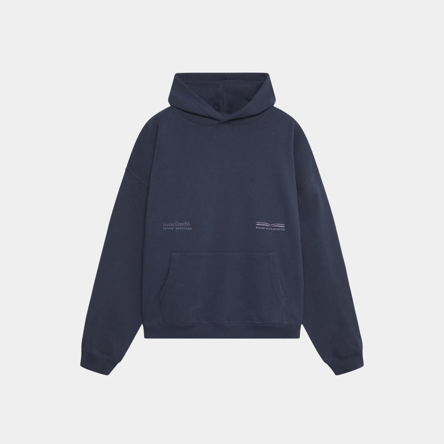 Ropa eme | Breakdown Ag Cobalt Oversized Hoodie