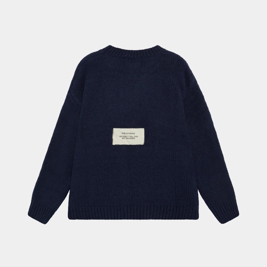 Ropa eme | Badge Navy Jumper