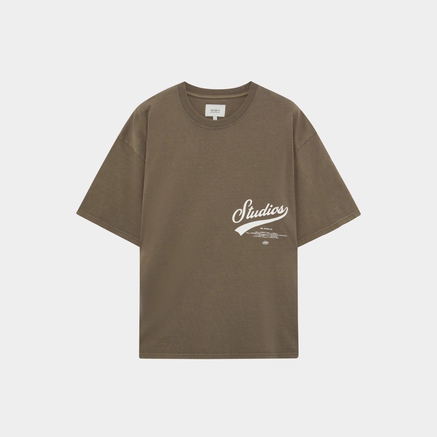 Ropa eme | High School Muddy Brown Oversized Tee